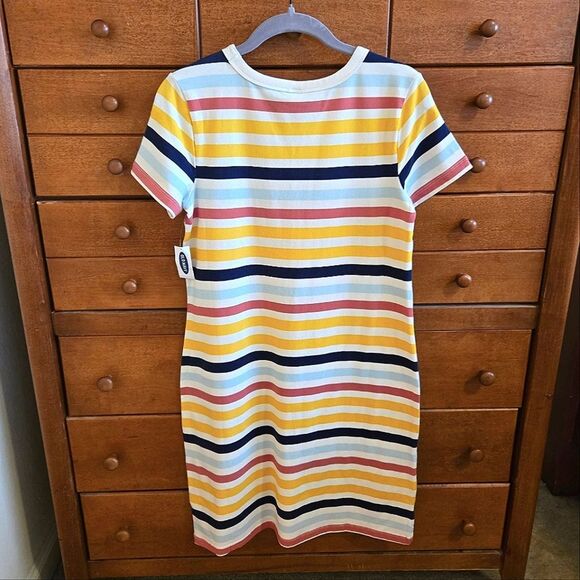 NEW Old Navy Striped T-Shirt Dress Sz Small - Picture 2 of 4